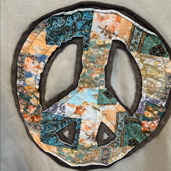 BellanBlue Taupe Peace Sweatshirt - Picture 6 of 8